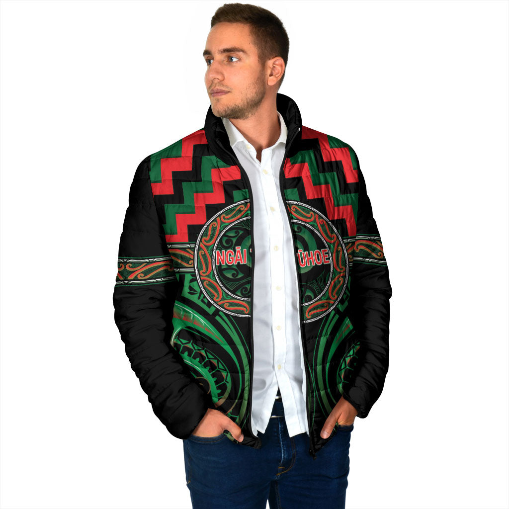 Aotearoa Ngai Tuhoe Personalised Padded Jacket Maori Iwi Poutama Puhoro Tattoo