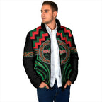 Aotearoa Ngai Tuhoe Personalised Padded Jacket Maori Iwi Poutama Puhoro Tattoo