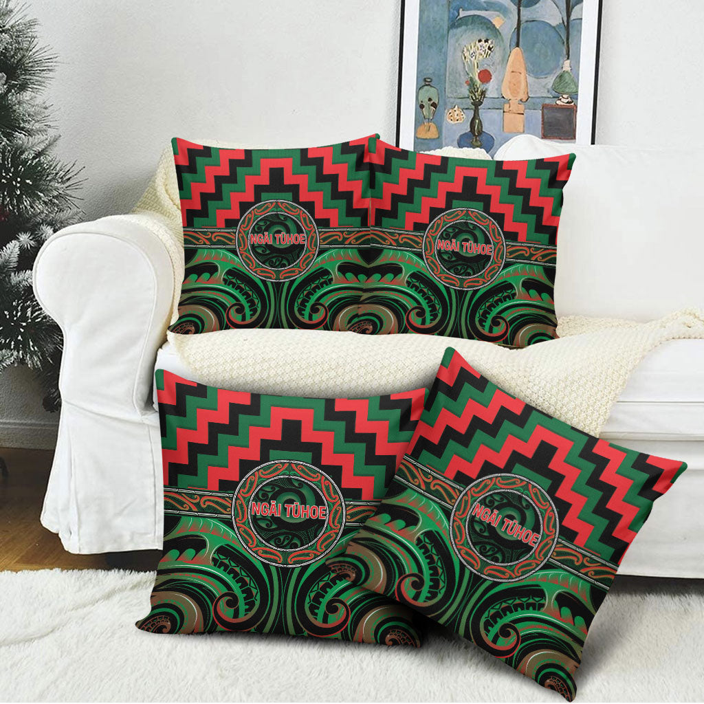 Aotearoa Ngai Tuhoe Pillow Cover Maori Iwi Poutama Puhoro Tattoo