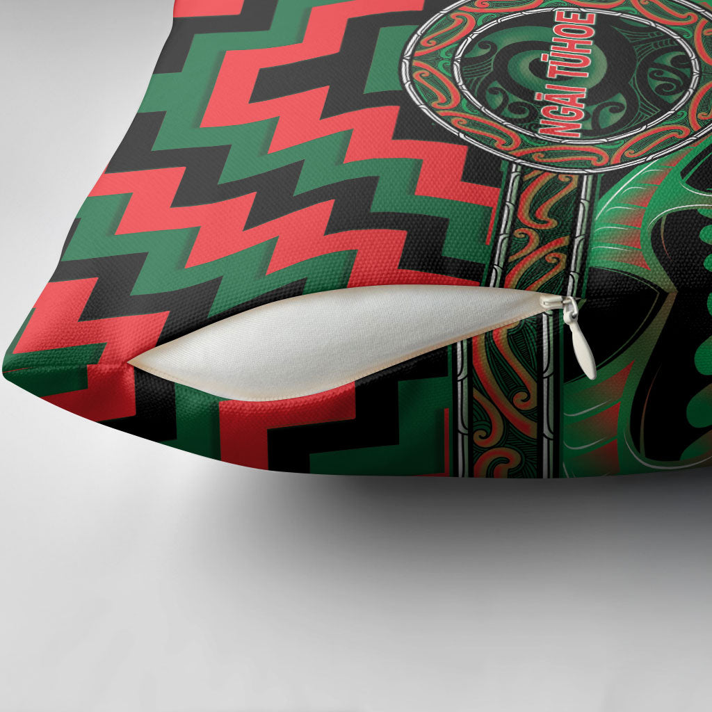 Aotearoa Ngai Tuhoe Pillow Cover Maori Iwi Poutama Puhoro Tattoo