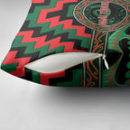 Aotearoa Ngai Tuhoe Pillow Cover Maori Iwi Poutama Puhoro Tattoo