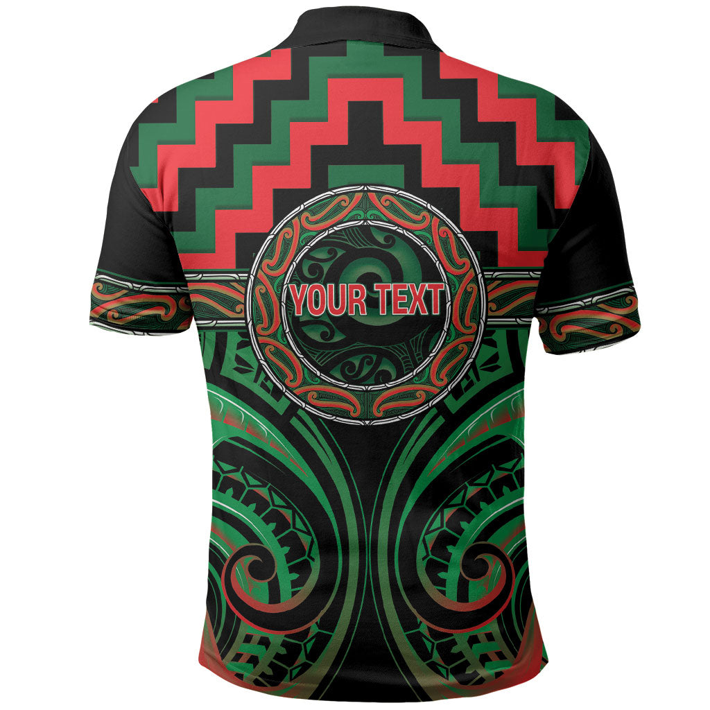 Aotearoa Ngai Tuhoe Personalised Polo Shirt Maori Iwi Poutama Puhoro Tattoo