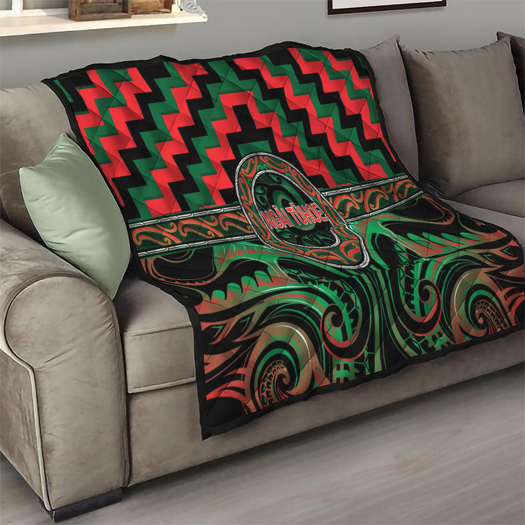 Aotearoa Ngai Tuhoe Quilt Maori Iwi Poutama Puhoro Tattoo