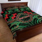 Aotearoa Ngai Tuhoe Quilt Bed Set Maori Iwi Poutama Puhoro Tattoo