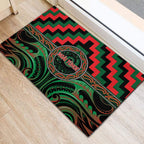 Aotearoa Ngai Tuhoe Rubber Doormat Maori Iwi Poutama Puhoro Tattoo