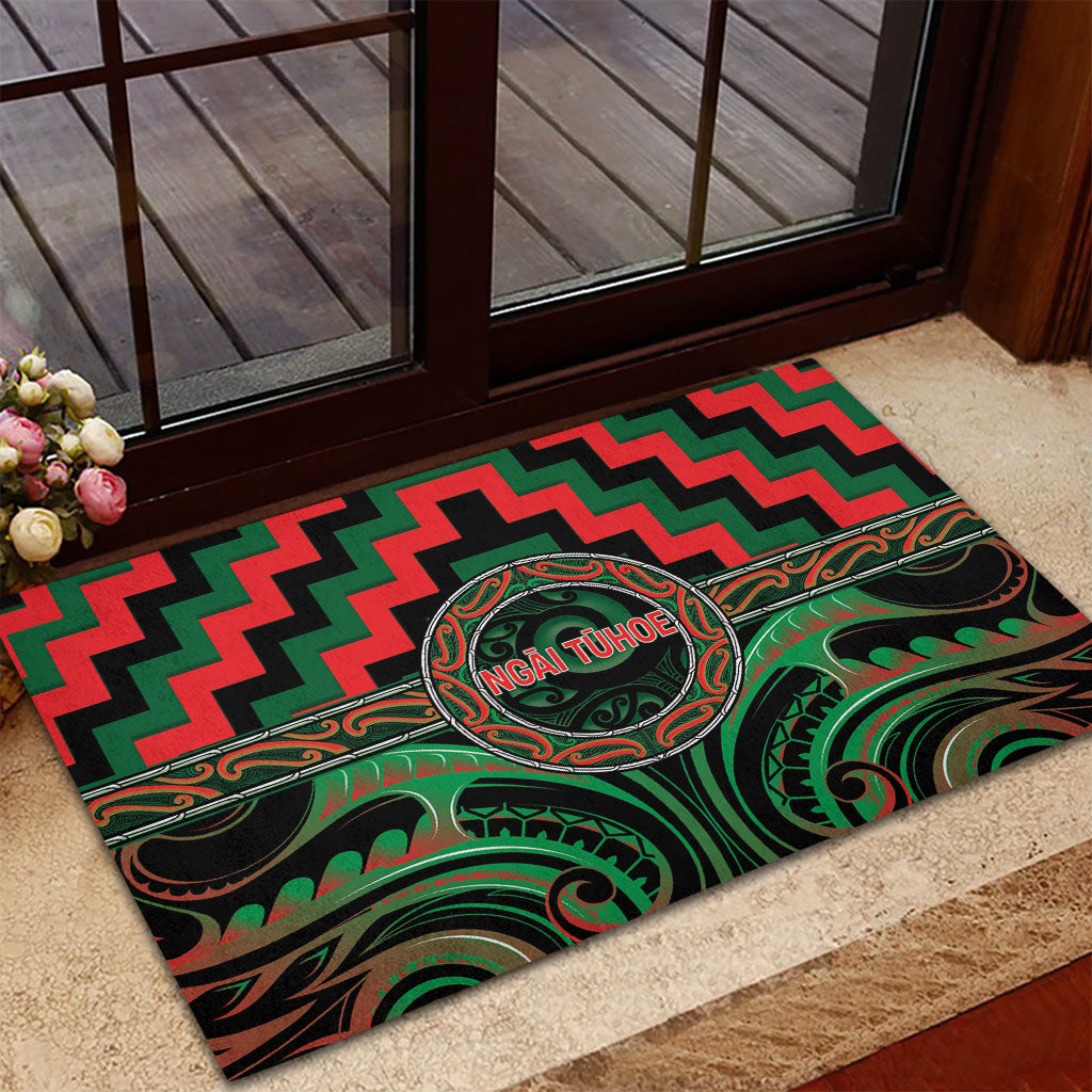 Aotearoa Ngai Tuhoe Rubber Doormat Maori Iwi Poutama Puhoro Tattoo