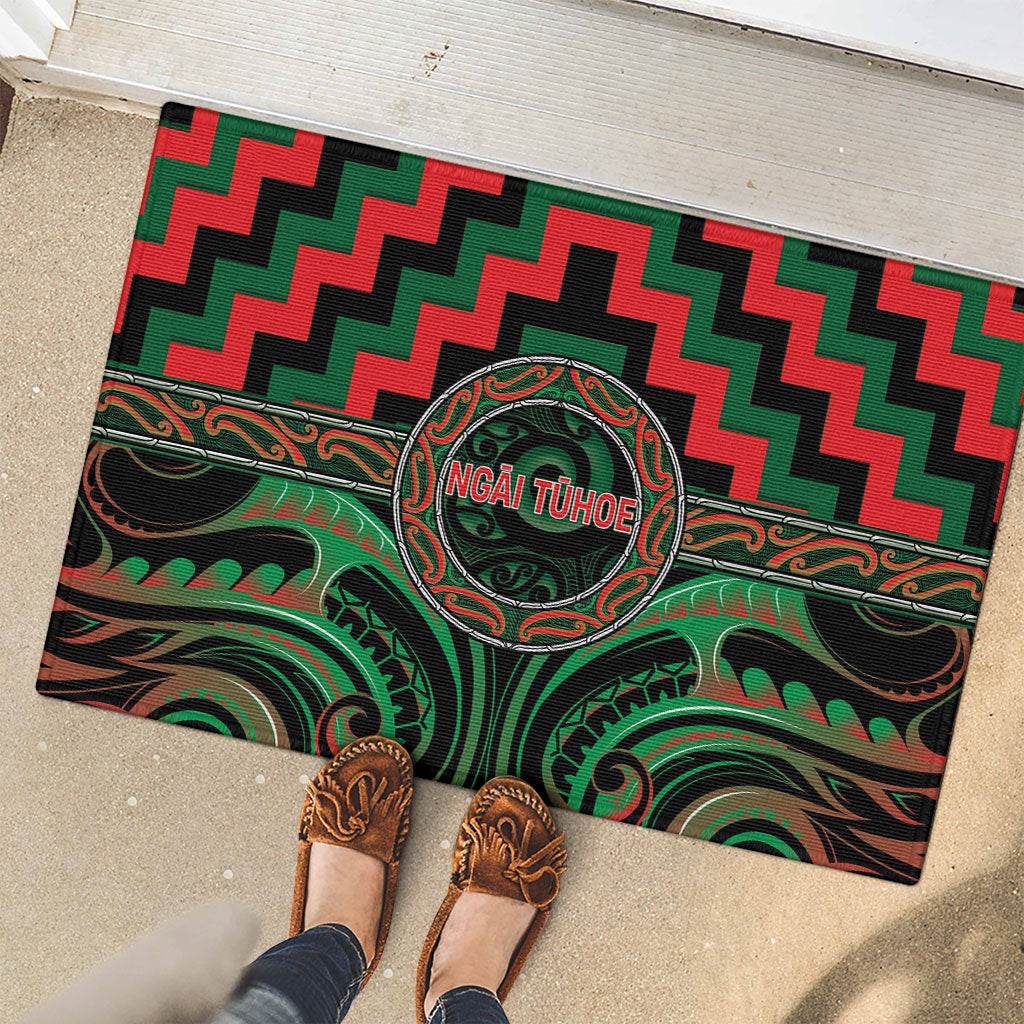 Aotearoa Ngai Tuhoe Rubber Doormat Maori Iwi Poutama Puhoro Tattoo