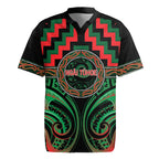 Aotearoa Ngai Tuhoe Personalised Rugby Jersey Maori Iwi Poutama Puhoro Tattoo