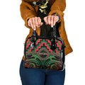 Aotearoa Ngai Tuhoe Shoulder Handbag Maori Iwi Poutama Puhoro Tattoo