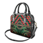 Aotearoa Ngai Tuhoe Shoulder Handbag Maori Iwi Poutama Puhoro Tattoo