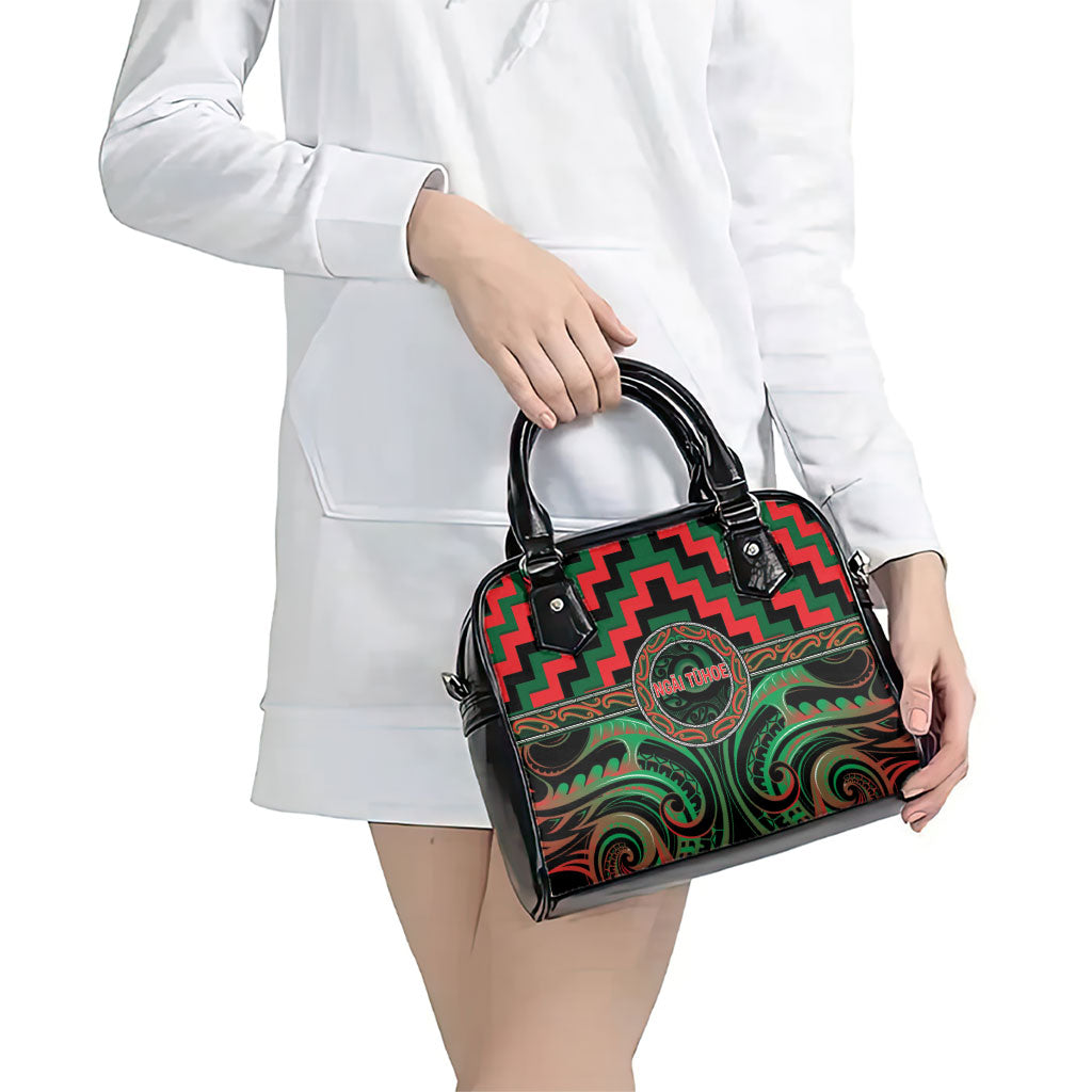 Aotearoa Ngai Tuhoe Shoulder Handbag Maori Iwi Poutama Puhoro Tattoo