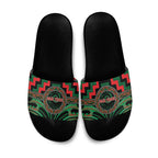 Aotearoa Ngai Tuhoe Slide Sandals Maori Iwi Poutama Puhoro Tattoo
