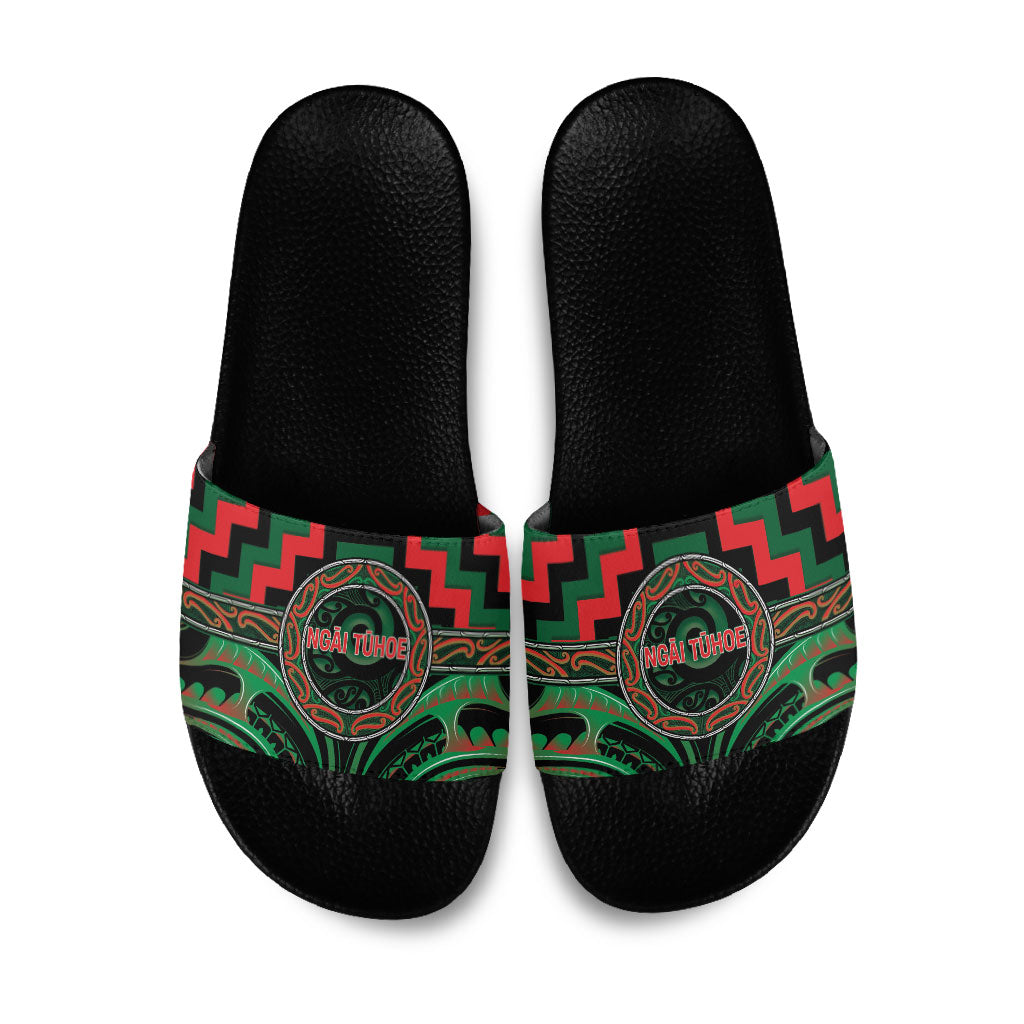 Aotearoa Ngai Tuhoe Slide Sandals Maori Iwi Poutama Puhoro Tattoo