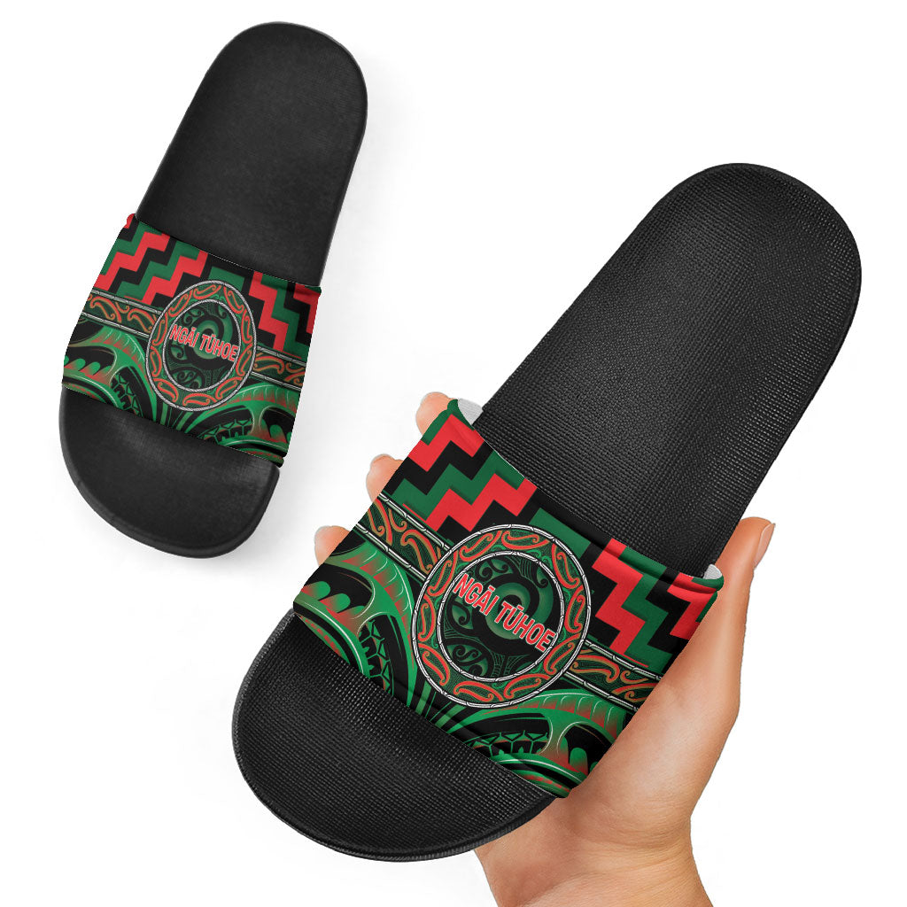 Aotearoa Ngai Tuhoe Slide Sandals Maori Iwi Poutama Puhoro Tattoo