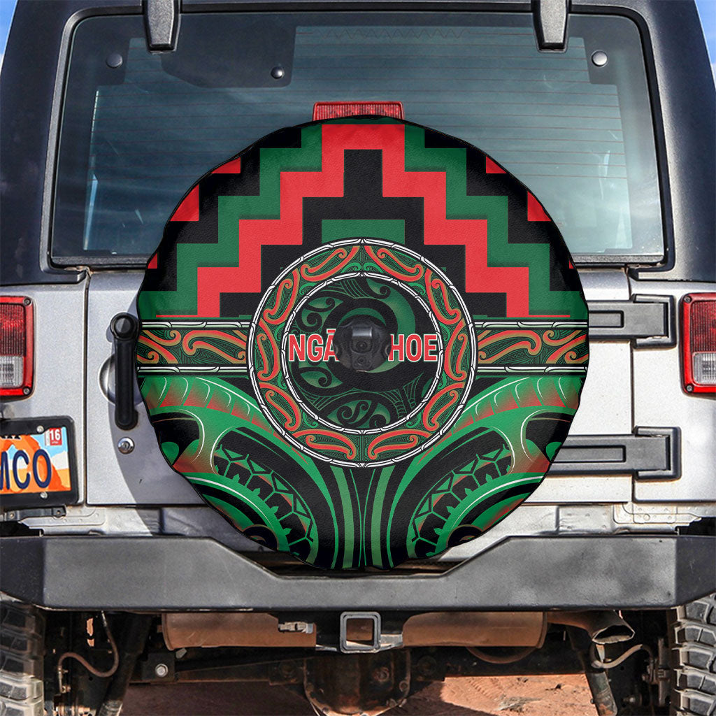 Aotearoa Ngai Tuhoe Spare Tire Cover Maori Iwi Poutama Puhoro Tattoo