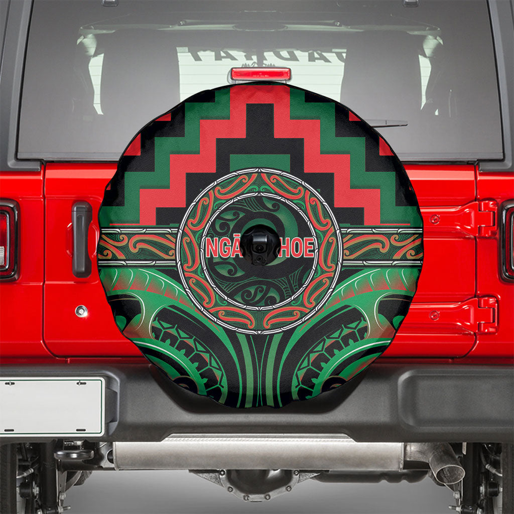 Aotearoa Ngai Tuhoe Spare Tire Cover Maori Iwi Poutama Puhoro Tattoo