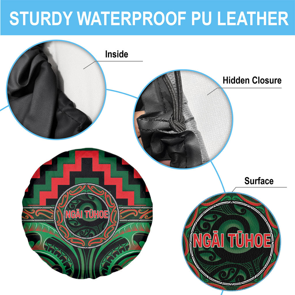 Aotearoa Ngai Tuhoe Spare Tire Cover Maori Iwi Poutama Puhoro Tattoo