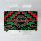 Aotearoa Ngai Tuhoe Tablecloth Maori Iwi Poutama Puhoro Tattoo