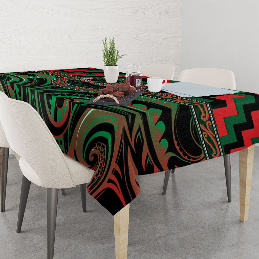Aotearoa Ngai Tuhoe Tablecloth Maori Iwi Poutama Puhoro Tattoo
