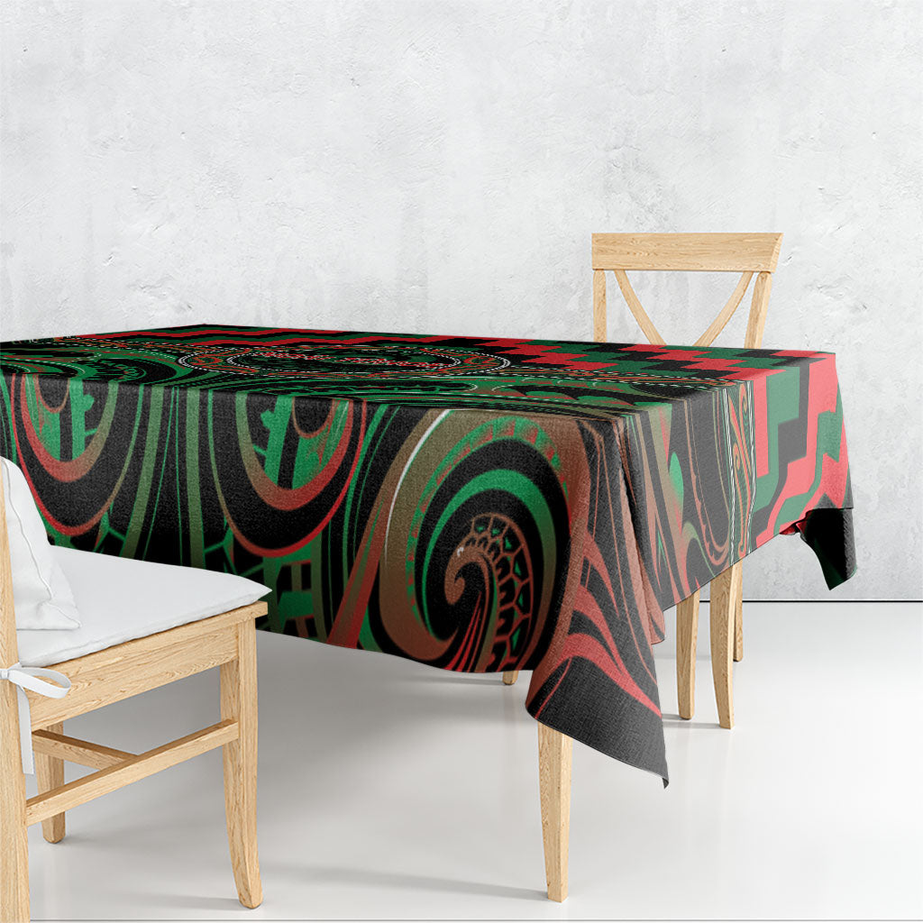Aotearoa Ngai Tuhoe Tablecloth Maori Iwi Poutama Puhoro Tattoo