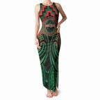Aotearoa Ngai Tuhoe Personalised Tank Maxi Dress Maori Iwi Poutama Puhoro Tattoo
