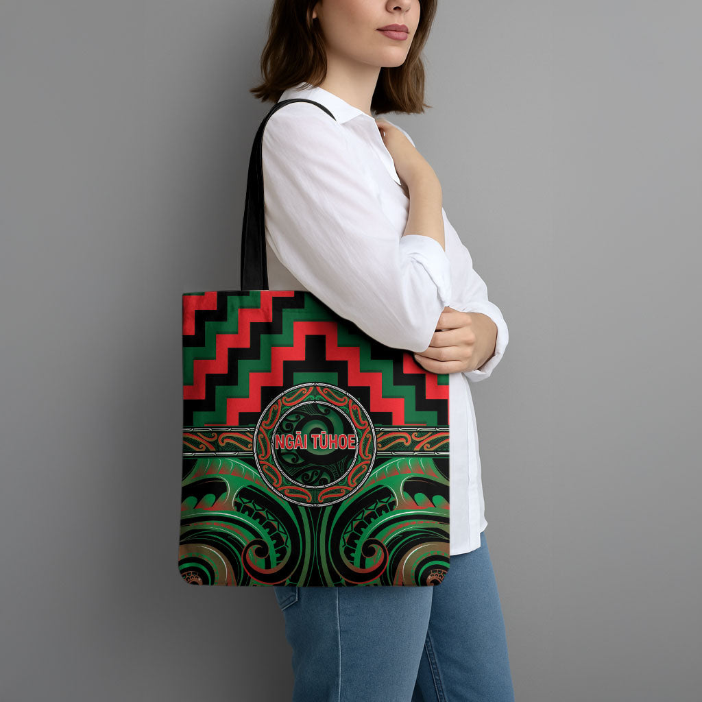 Aotearoa Ngai Tuhoe Tote Bag Maori Iwi Poutama Puhoro Tattoo
