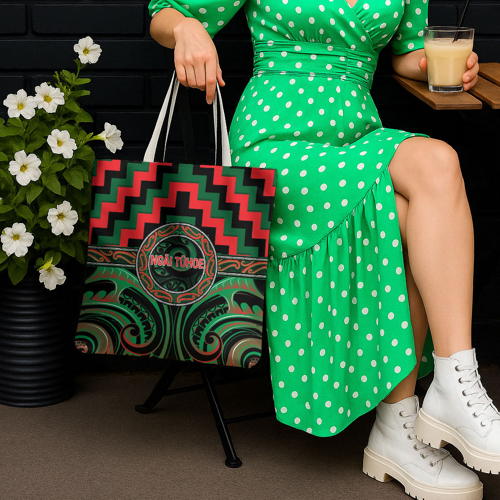 Aotearoa Ngai Tuhoe Tote Bag Maori Iwi Poutama Puhoro Tattoo