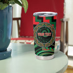 Aotearoa Ngai Tuhoe Personalised Tumbler Cup Maori Iwi Poutama Puhoro Tattoo