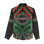 Aotearoa Ngai Tuhoe Personalised Women Casual Shirt Maori Iwi Poutama Puhoro Tattoo