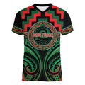 Aotearoa Ngai Tuhoe Personalised Women V-Neck T-Shirt Maori Iwi Poutama Puhoro Tattoo