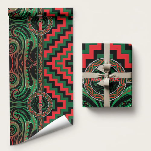 Aotearoa Ngai Tuhoe Wrapping Paper Maori Iwi Poutama Puhoro Tattoo