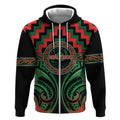 Aotearoa Ngai Tuhoe Personalised Zip Hoodie Maori Iwi Poutama Puhoro Tattoo