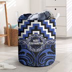 Aotearoa Ngati Tuwharetoa Laundry Basket Maori Iwi Poutama Puhoro Tattoo