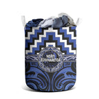 Aotearoa Ngati Tuwharetoa Laundry Basket Maori Iwi Poutama Puhoro Tattoo