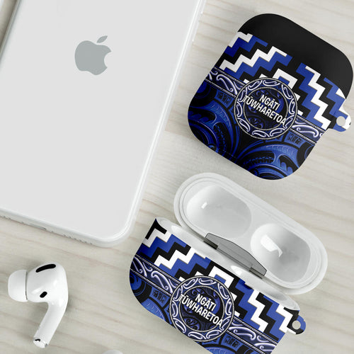 Aotearoa Ngati Tuwharetoa AirPods Case Maori Iwi Poutama Puhoro Tattoo