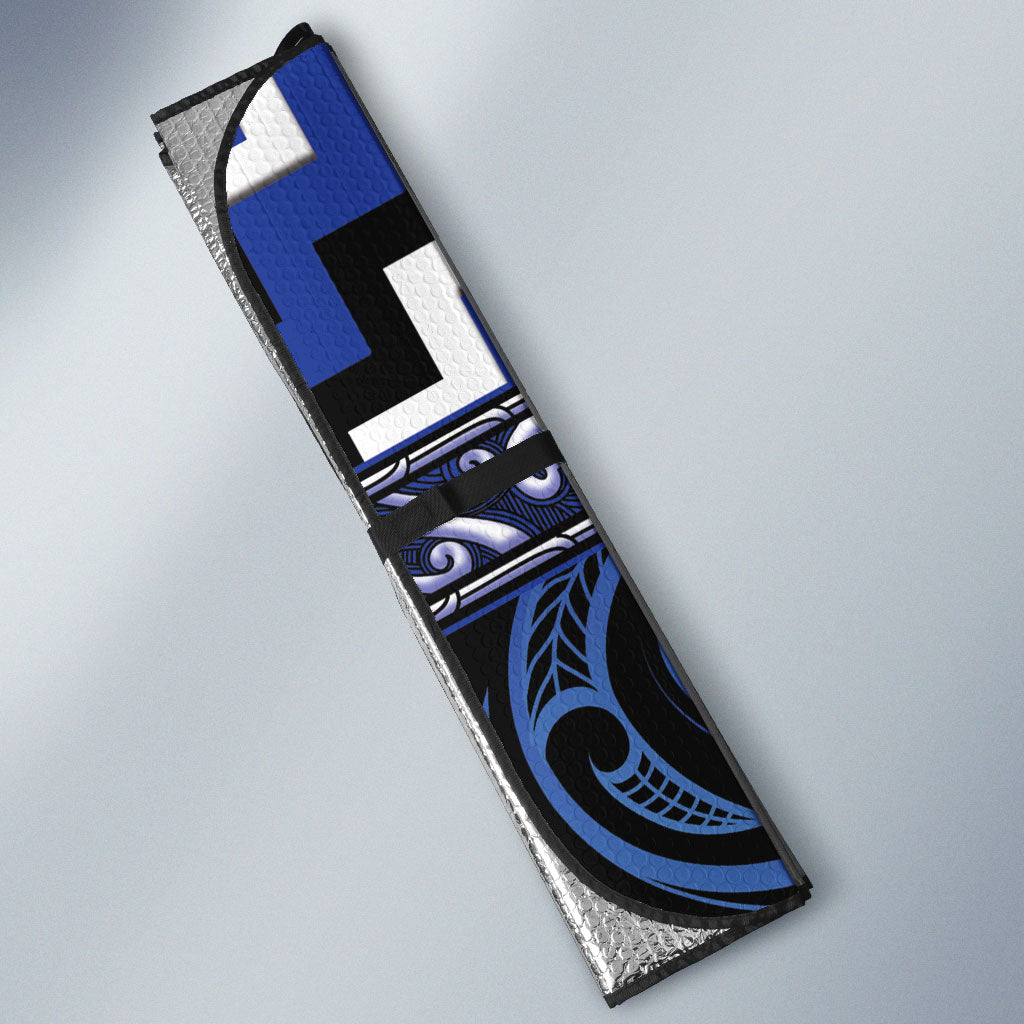 Aotearoa Ngati Tuwharetoa Auto Sun Shade Maori Iwi Poutama Puhoro Tattoo