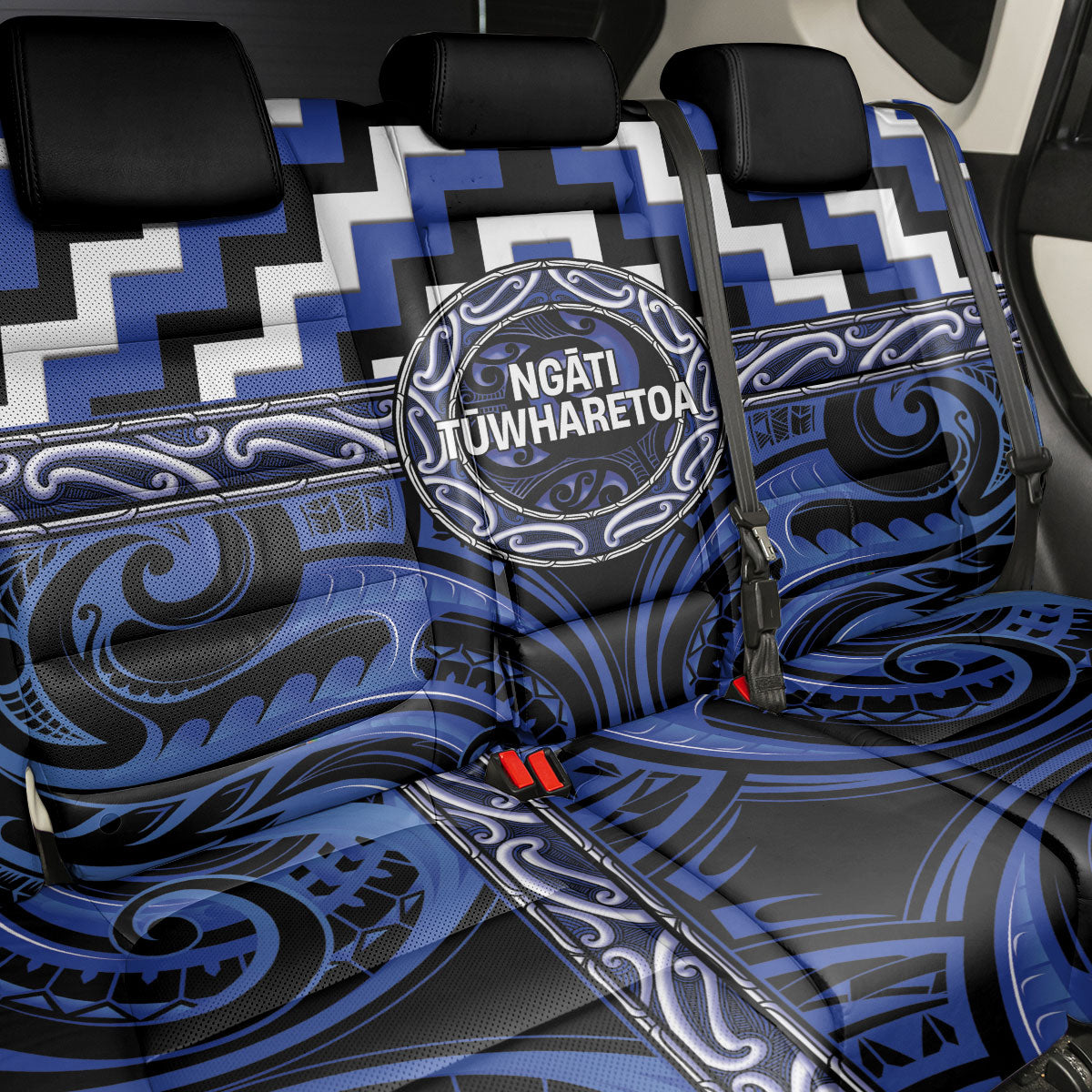 Aotearoa Ngati Tuwharetoa Back Car Seat Cover Maori Iwi Poutama Puhoro Tattoo