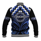 Aotearoa Ngati Tuwharetoa Personalised Baseball Jacket Maori Iwi Poutama Puhoro Tattoo