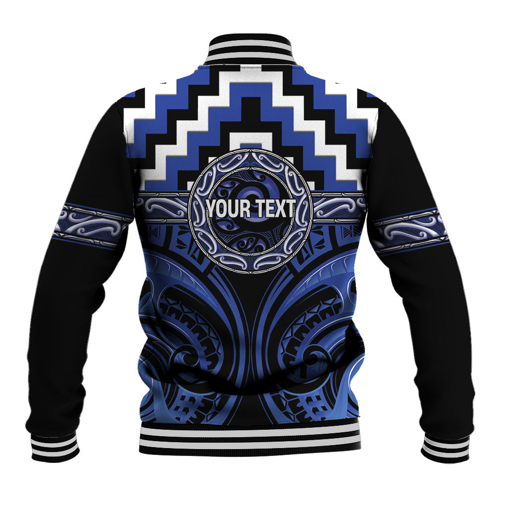 Aotearoa Ngati Tuwharetoa Personalised Baseball Jacket Maori Iwi Poutama Puhoro Tattoo