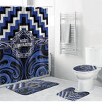 Aotearoa Ngati Tuwharetoa Bathroom Set Maori Iwi Poutama Puhoro Tattoo