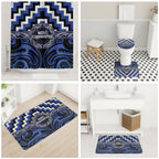 Aotearoa Ngati Tuwharetoa Bathroom Set Maori Iwi Poutama Puhoro Tattoo