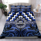 Aotearoa Ngati Tuwharetoa Bedding Set Maori Iwi Poutama Puhoro Tattoo