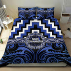 Aotearoa Ngati Tuwharetoa Bedding Set Maori Iwi Poutama Puhoro Tattoo