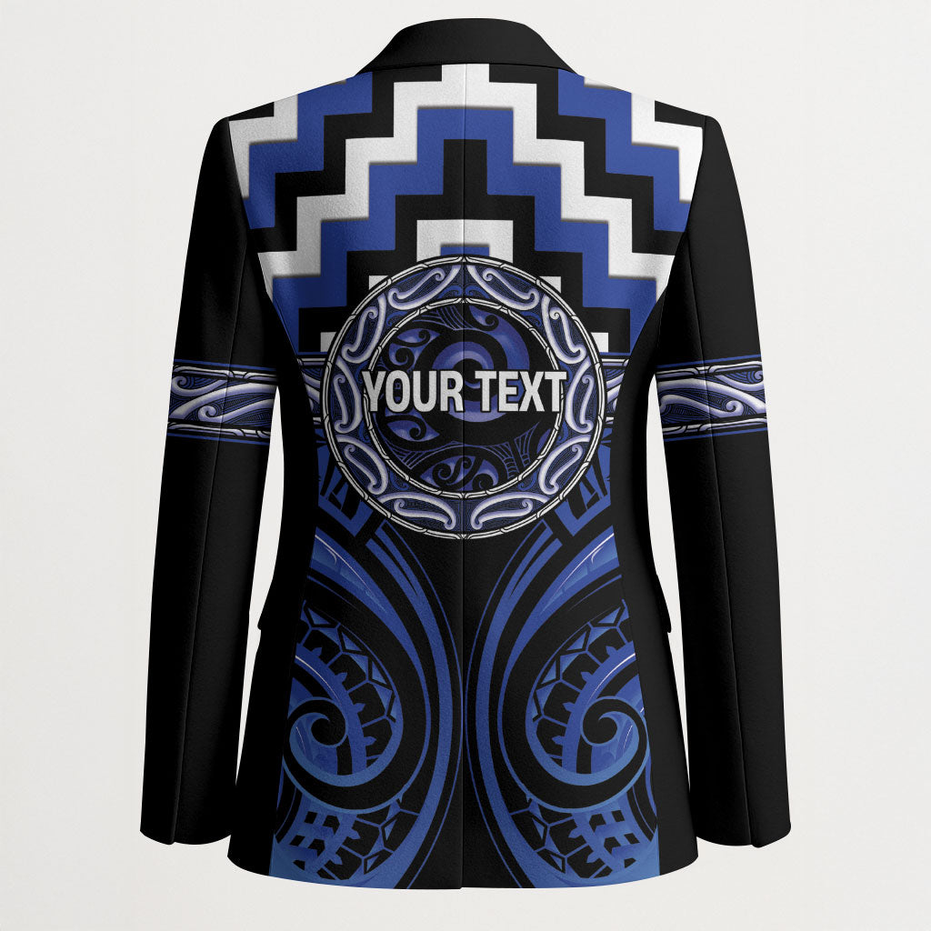Aotearoa Ngati Tuwharetoa Personalised Blazer Maori Iwi Poutama Puhoro Tattoo