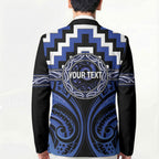 Aotearoa Ngati Tuwharetoa Personalised Blazer Maori Iwi Poutama Puhoro Tattoo