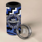Aotearoa Ngati Tuwharetoa Personalised 4 in 1 Can Cooler Tumbler Maori Iwi Poutama Puhoro Tattoo