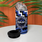 Aotearoa Ngati Tuwharetoa Personalised 4 in 1 Can Cooler Tumbler Maori Iwi Poutama Puhoro Tattoo