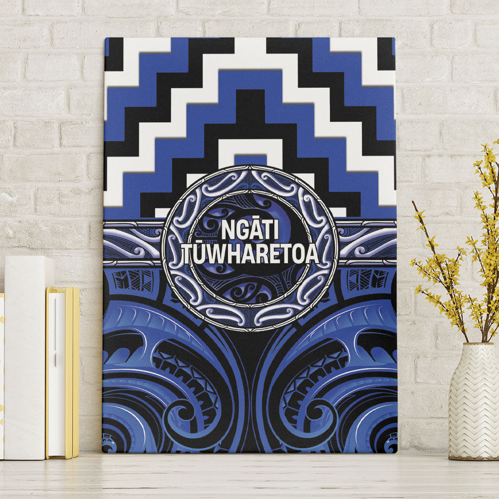 Aotearoa Ngati Tuwharetoa Canvas Wall Art Maori Iwi Poutama Puhoro Tattoo