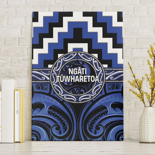 Aotearoa Ngati Tuwharetoa Canvas Wall Art Maori Iwi Poutama Puhoro Tattoo