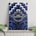 Aotearoa Ngati Tuwharetoa Canvas Wall Art Maori Iwi Poutama Puhoro Tattoo